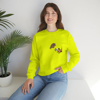 Funny Cat-Dog - Unisex Crewneck Sweatshirt