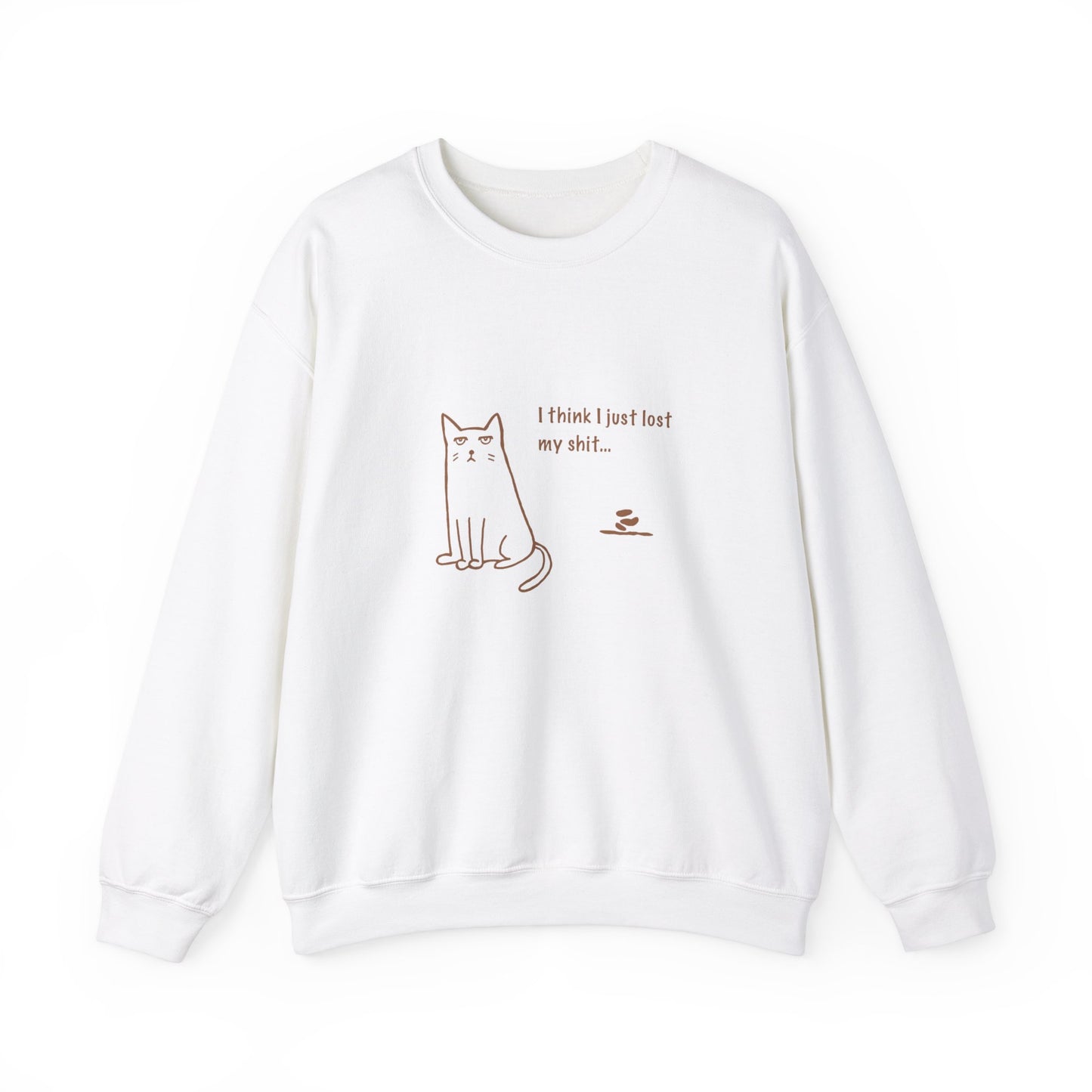 Naughty cat - Unisex Heavy Blend™ Crewneck Sweatshirt