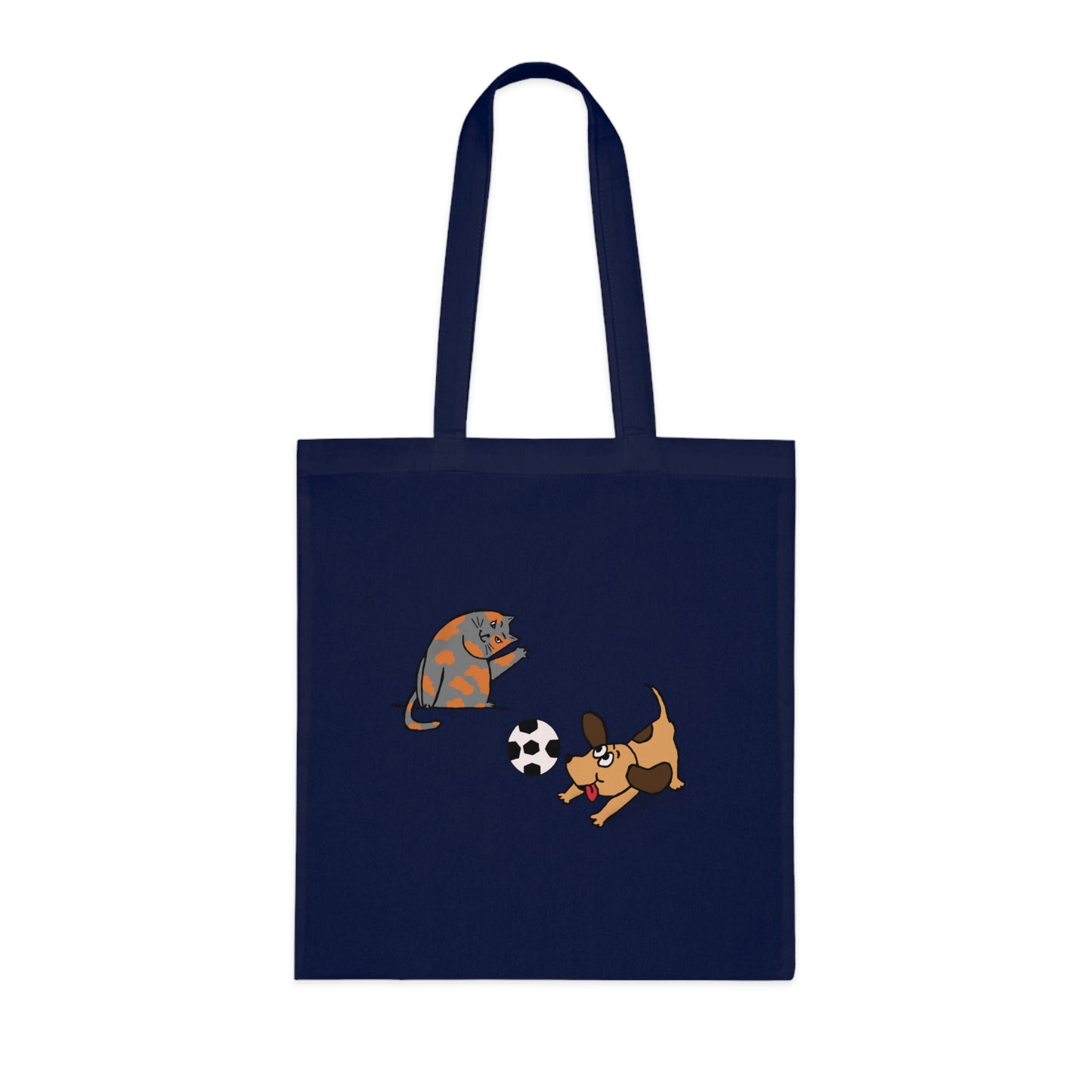 Cat-Dog lover - Cotton Tote Bag