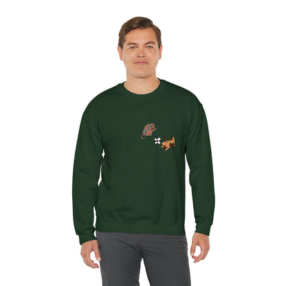 Funny Cat-Dog - Unisex Crewneck Sweatshirt