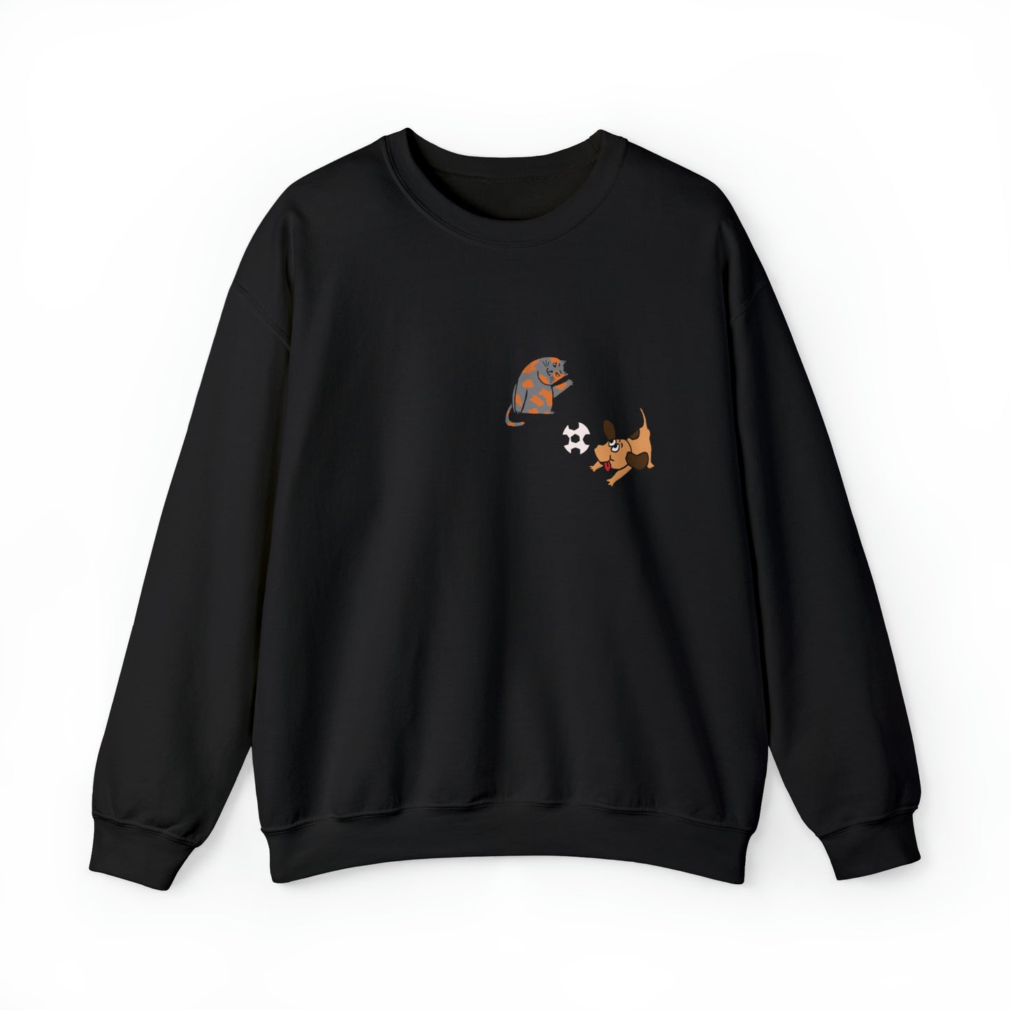 Funny Cat-Dog - Unisex Crewneck Sweatshirt