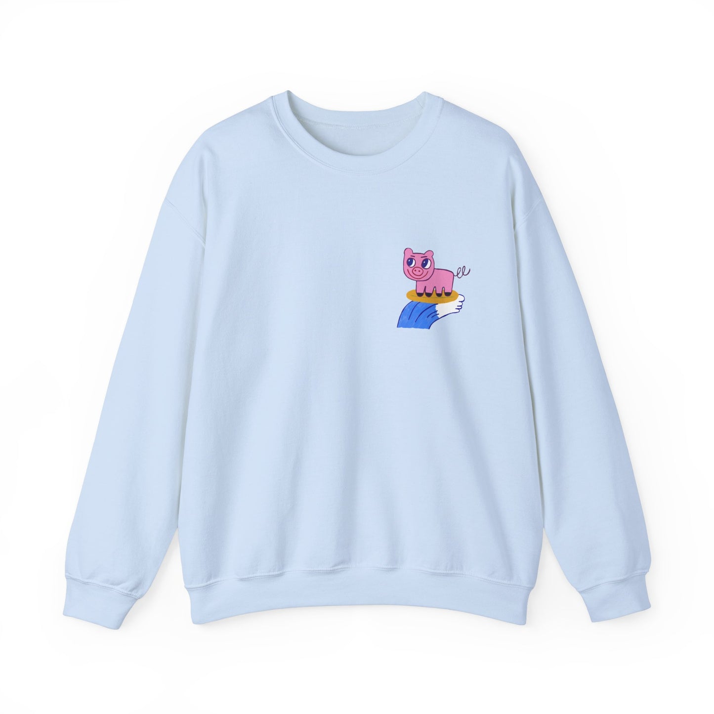 Surf Piggy - Unisex Heavy Blend™ Crewneck Sweatshirt