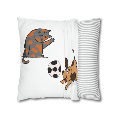 Cat-dog Decor Pillowcase