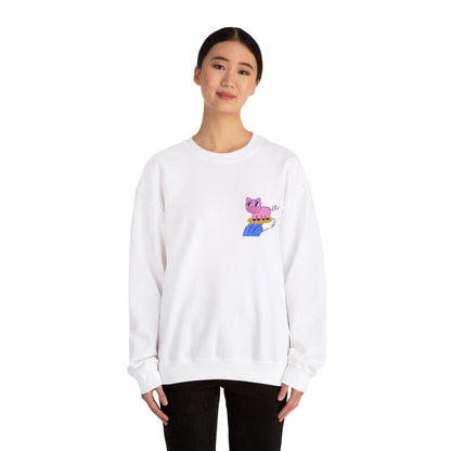 Surf Piggy - Unisex Heavy Blend™ Crewneck Sweatshirt