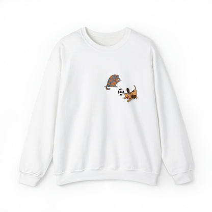 Funny Cat-Dog - Unisex Crewneck Sweatshirt