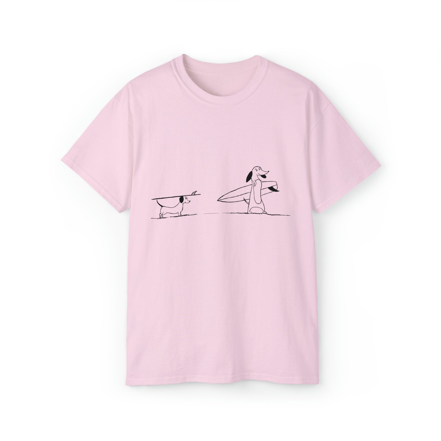 Surfing Dog - Unisex Ultra Cotton Tee