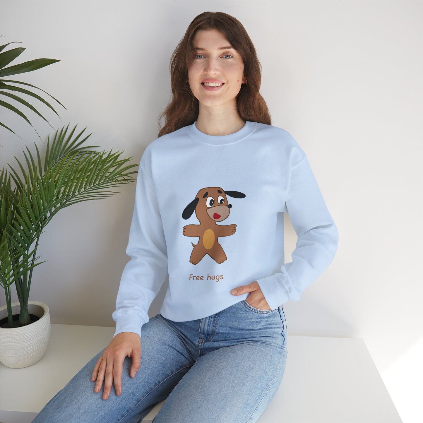 Free hugs - Unisex Heavy Blend™ Crewneck Sweatshirt