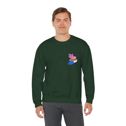 Surf Piggy - Unisex Heavy Blend™ Crewneck Sweatshirt