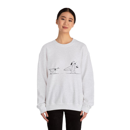 Surfing Dod - Unisex Heavy Blend™ Crewneck Sweatshirt