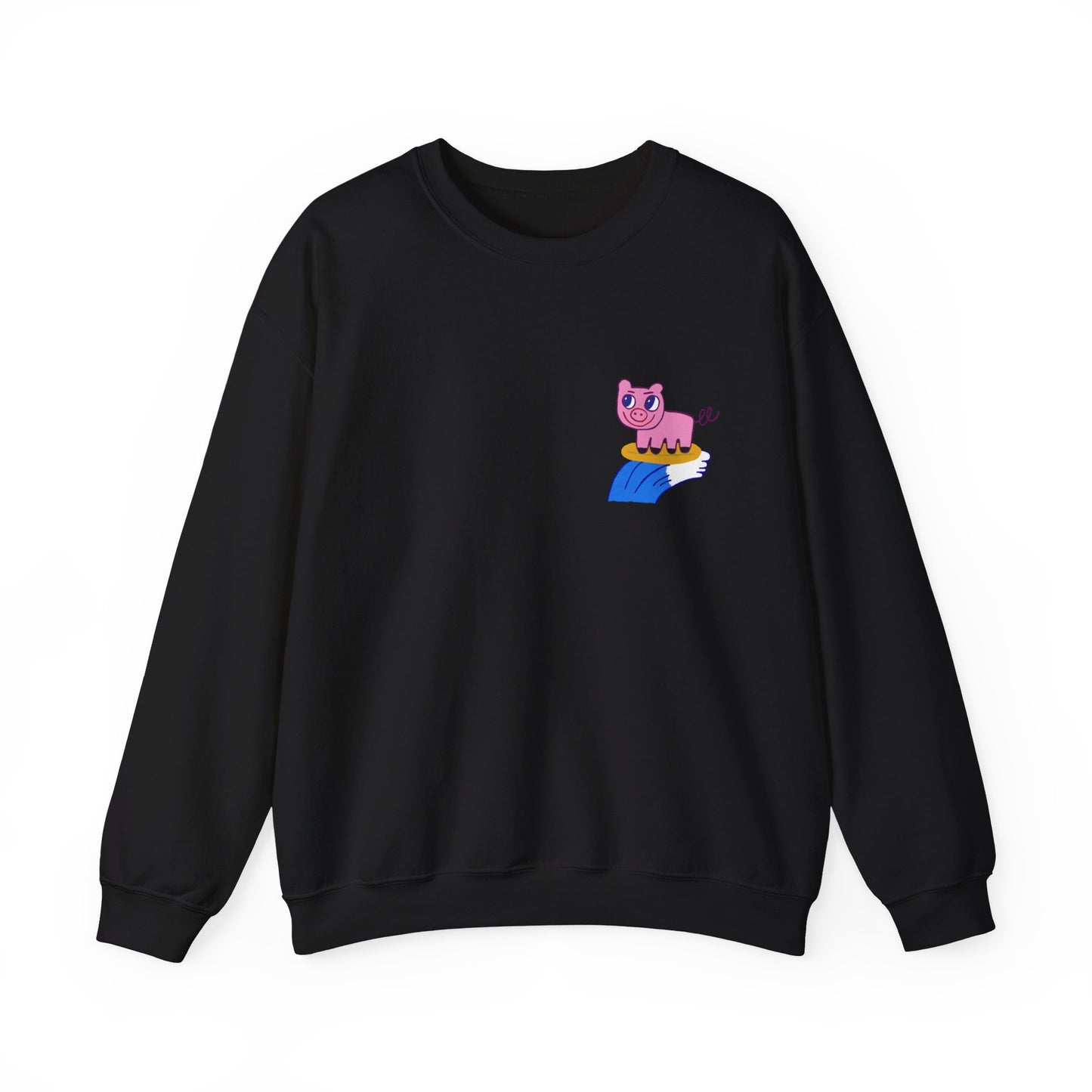 Surf Piggy - Unisex Heavy Blend™ Crewneck Sweatshirt