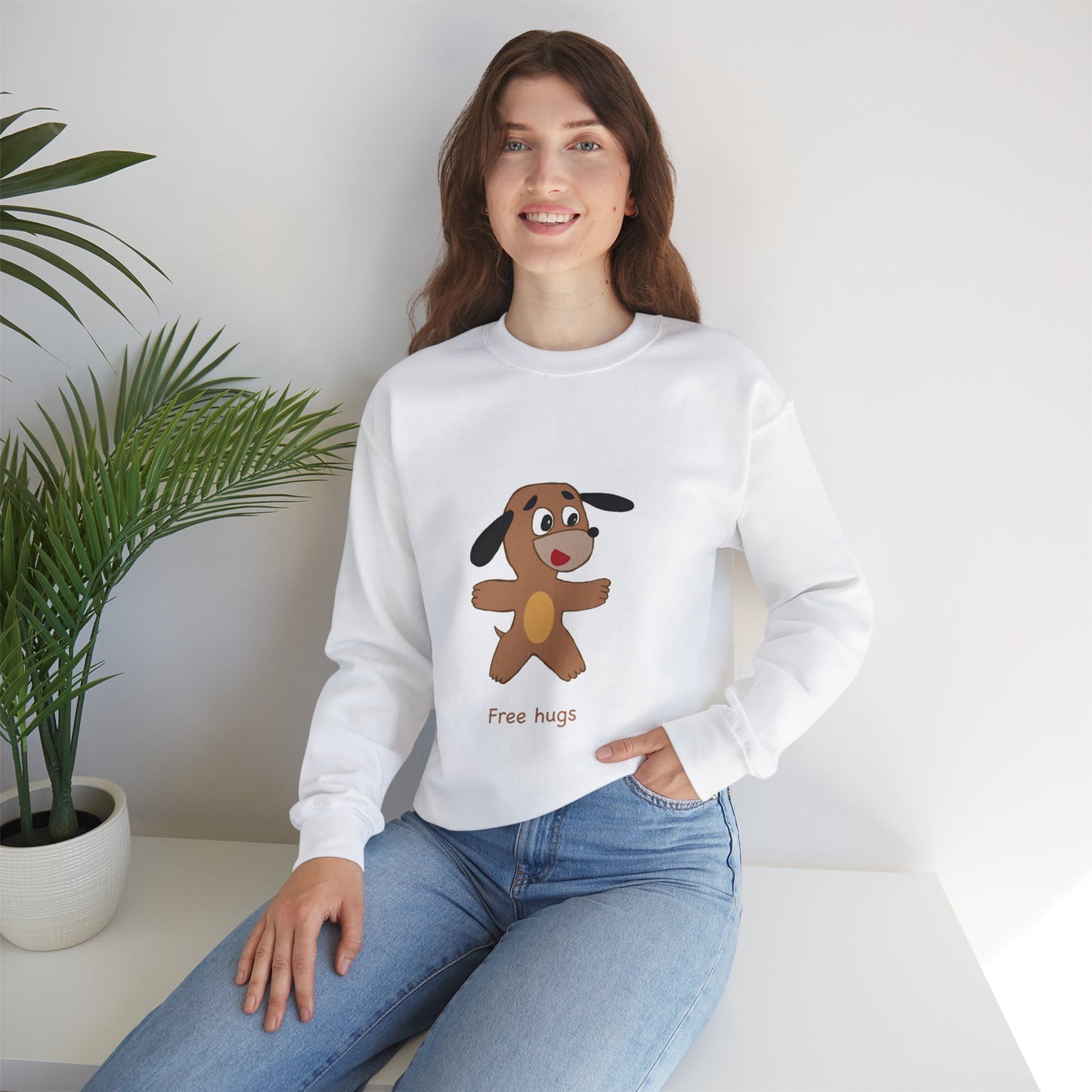 Free hugs - Unisex Heavy Blend™ Crewneck Sweatshirt