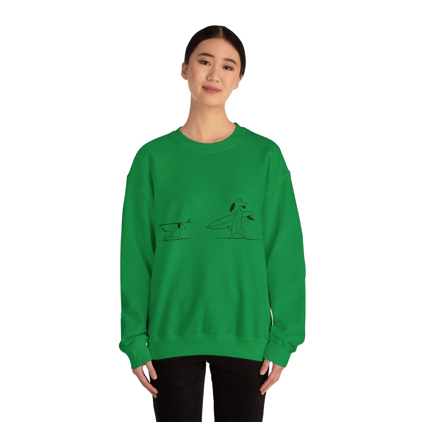 Surfing Dod - Unisex Heavy Blend™ Crewneck Sweatshirt