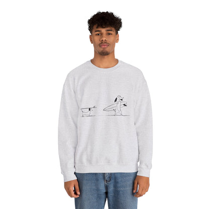 Surfing Dod - Unisex Heavy Blend™ Crewneck Sweatshirt