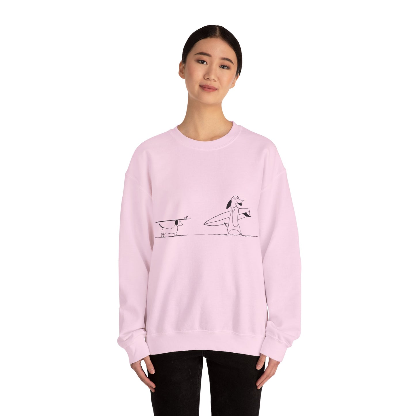 Surfing Dod - Unisex Heavy Blend™ Crewneck Sweatshirt