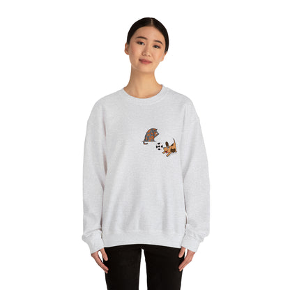 Funny Cat-Dog - Unisex Crewneck Sweatshirt