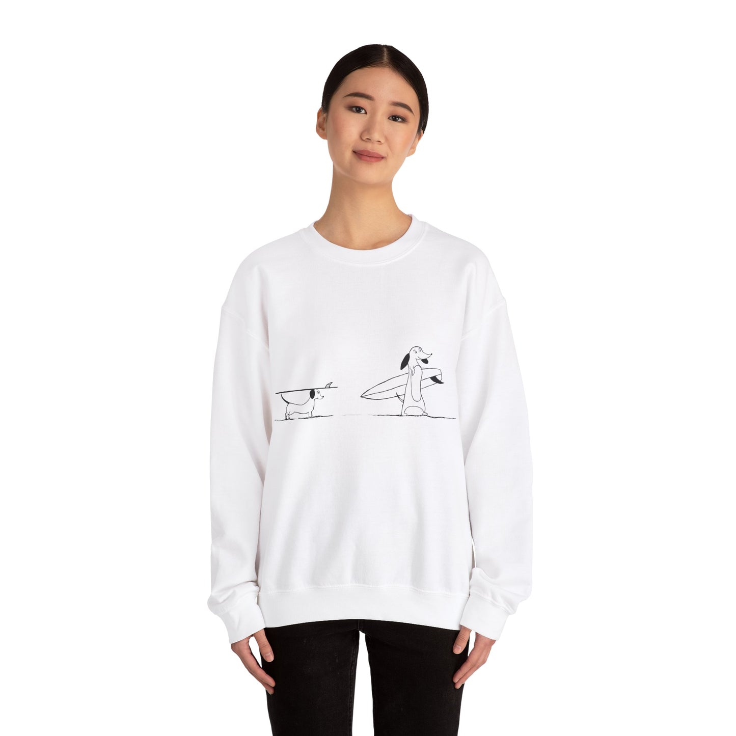 Surfing Dod - Unisex Heavy Blend™ Crewneck Sweatshirt