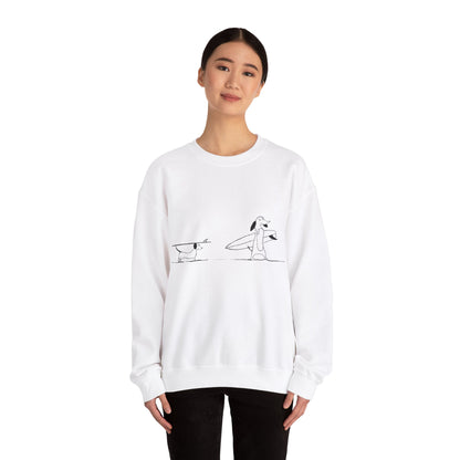 Surfing Dod - Unisex Heavy Blend™ Crewneck Sweatshirt