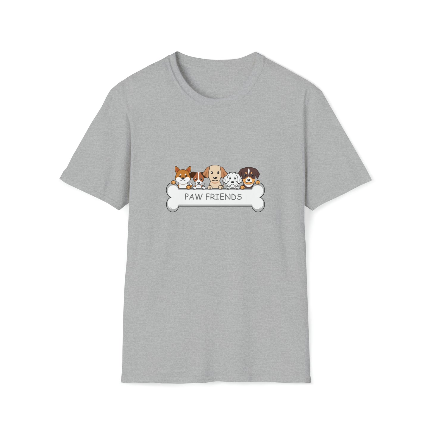 Paw Friends - Unisex Softstyle T-Shirt