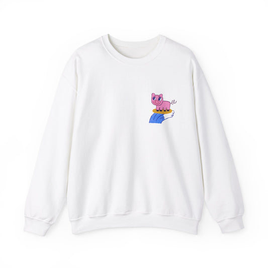 Surf Piggy - Unisex Heavy Blend™ Crewneck Sweatshirt